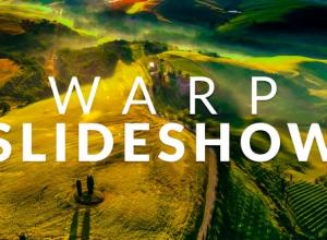 FCPX模板-创意视差过渡镜头变形扭曲片头 Warp Slideshow