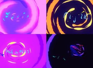 AE模板-Flash FX流体线条汇聚Logo动画 Liquid Flash FX Logo