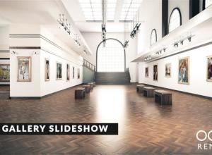 AE模板-展厅艺术馆美术馆照片图片展示片头 Art Gallery Museum