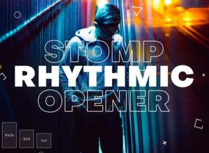 FCPX插件-时尚节奏感快闪片头 Rhythmic Opener