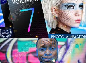 AE模板-高级炫酷风景人像照片转3D摄像机推拉旋转景深动画+使用教程(更新到V7)