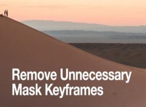 删除不必要的蒙版关键帧AE脚本 Remove Unnecessary Mask Keyframes v1.0