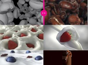 Houdini 18咖啡豆冰淇淋咖啡牛奶场景特效案例视频教程+源文件 第01卷