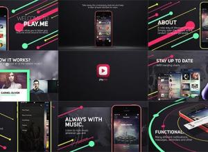 AE模板-应用推广手机音乐APP宣传展示动画片头