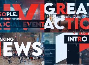 AE模板-纪录片突发新闻栏目包装片头