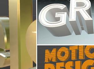 C4D三维文字排版设计动画Cinema 4D教程