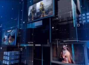 AE模板-三维空间电视新闻栏目包装片头 News Slideshow