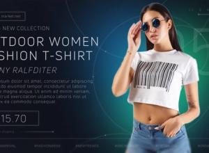 AE模板-多彩时尚现代时装在线推广宣传片头