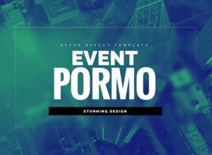 AE模板-快速公司介绍会议动态事件照片视频开场片头