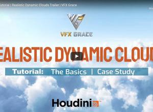 Houdini逼真动态云VFX大师级特效视频教程