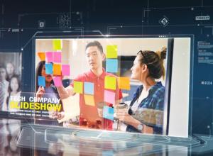 AE模板-科技感公司幻灯片商务包装宣传片头