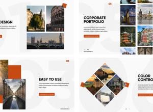 AE模板-简洁公司介绍商务包装宣传片头 Clean Corporate Presentation