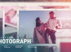 AE模板-图片幻灯片回忆照片相册展示片头 Photo Slideshow