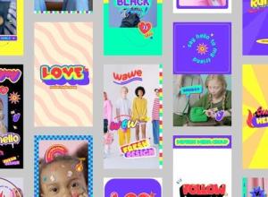 AE模板-竖屏卡通文字贴纸装饰vlog视频包装动画