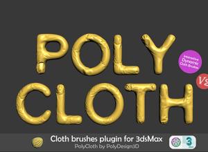 3DS MAX布料模拟动画插件PolyCloth v2.07 for 3ds Max 2016-2025