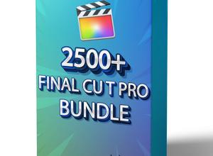 FCPX插件-2500+平移缩放视频转场文字标题LUTs调色音效素材大合集