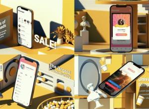 AE模板-三维时尚手机APP应用推广展示开场片头+背景音乐