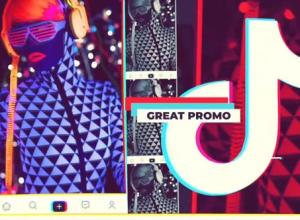 FCPX模板-现代社交媒体设计抖音视频包装展示开场 TikTok Promo