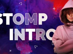 FCPX模板-时尚快闪简短介绍文字图片开场 Stomp Short Intro