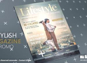 AE模板-三维书籍时尚杂志宣传动画片头 Stylish Magazine Promo