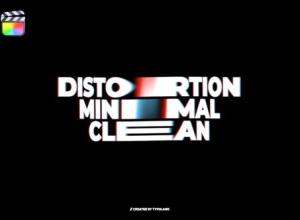 FCPX插件-12种小故障标题排版动画 Glitch Titles