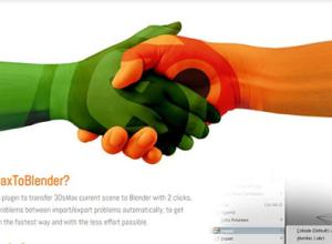 3DS MAX模型场景导入Blender插件 3DtoAll MaxToBlender 2024