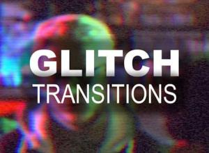 FCPX插件-6个小故障过渡视频转场预设 Glitch Transitions