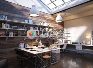 32组专业高质量办公桌3D模型 Archmodels Vol 185