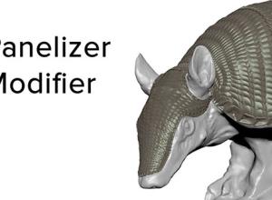 3DS MAX面片编辑模型布置分布插件 Panelizer Modifier