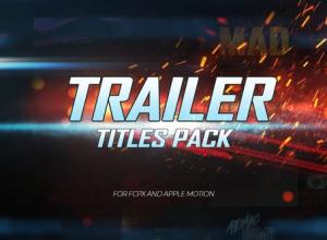 FCPX插件-30种大气史诗文字标题场景电影预告片动画