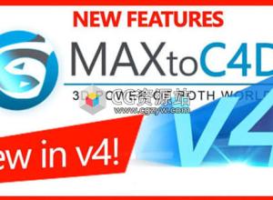 3D Max模型导入C4D插件 MAXtoC4D v6.3 Win