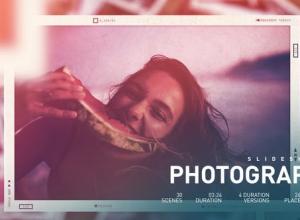 AE模板-照片幻灯片大量照片相册展示片头 Photo Slideshow