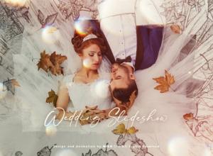 AE模板-情人节婚礼照片视频回忆片头 Wedding Slideshow