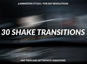 PR预设-30种摇晃过渡视频转场预设 30 Shake Transitions