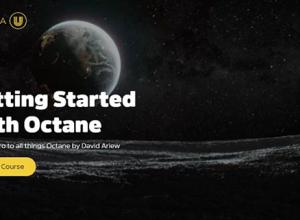 C4D Octane空间场景渲染技术视频教程