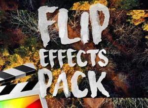 FCPX插件-31组视频图形切割翻转特效预设