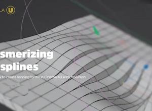 GSG灰猩猩Mosplines循环动画全面讲解C4D教程