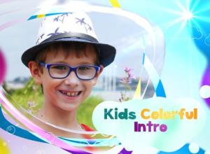 AE模板-儿童暑假生日多彩介绍 Kids Colorful Intro