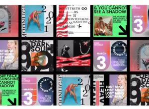 AE模板-8组社交媒体INS栏目包装标题排版动画