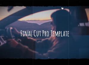 FCPX插件-柔和漏光美好回忆照片相册片头 Beautiful Slideshow