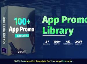 PR模板-100+三维手机APP应用介绍展示动画 App Promo