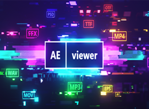 AE/PR脚本-多格式AE资源媒体管理预览应用工具 AEViewer 2 Pro V2.2.3