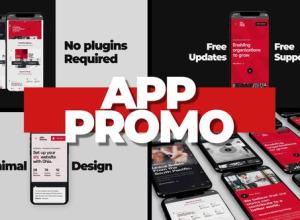 AE模板-简洁手机iPhone APP开场展示片头 App Promo Phone 11