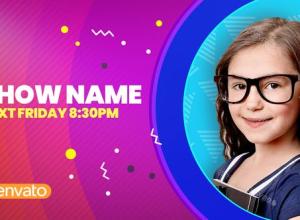 AE模板-多彩卡通儿童小孩TV栏目包装片头 4K Kids Broadcast Package