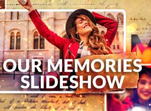 FCPX插件-优雅浪漫回忆散景光叠加照片视频相册片头+背景音乐