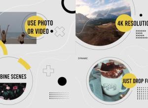 FCPX插件-4K现代多彩时尚图形文字标题开场 Modern Opener