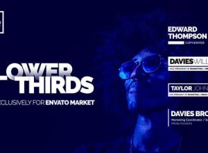 AE模板-12组现代时尚文字标题字幕动画 Modern Lower Thirds