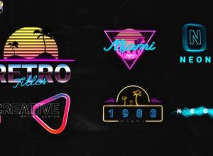 FCPX插件-创意霓虹文字标题字幕动画 Neon Creative Titles