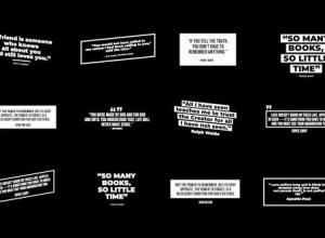 FCPX插件-4K文字语句引用文字标题字幕动画 Modern Quotes
