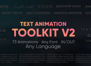 PR预设-73种文字缓入缓出文本动画工具包 Text Animation Toolkit V2